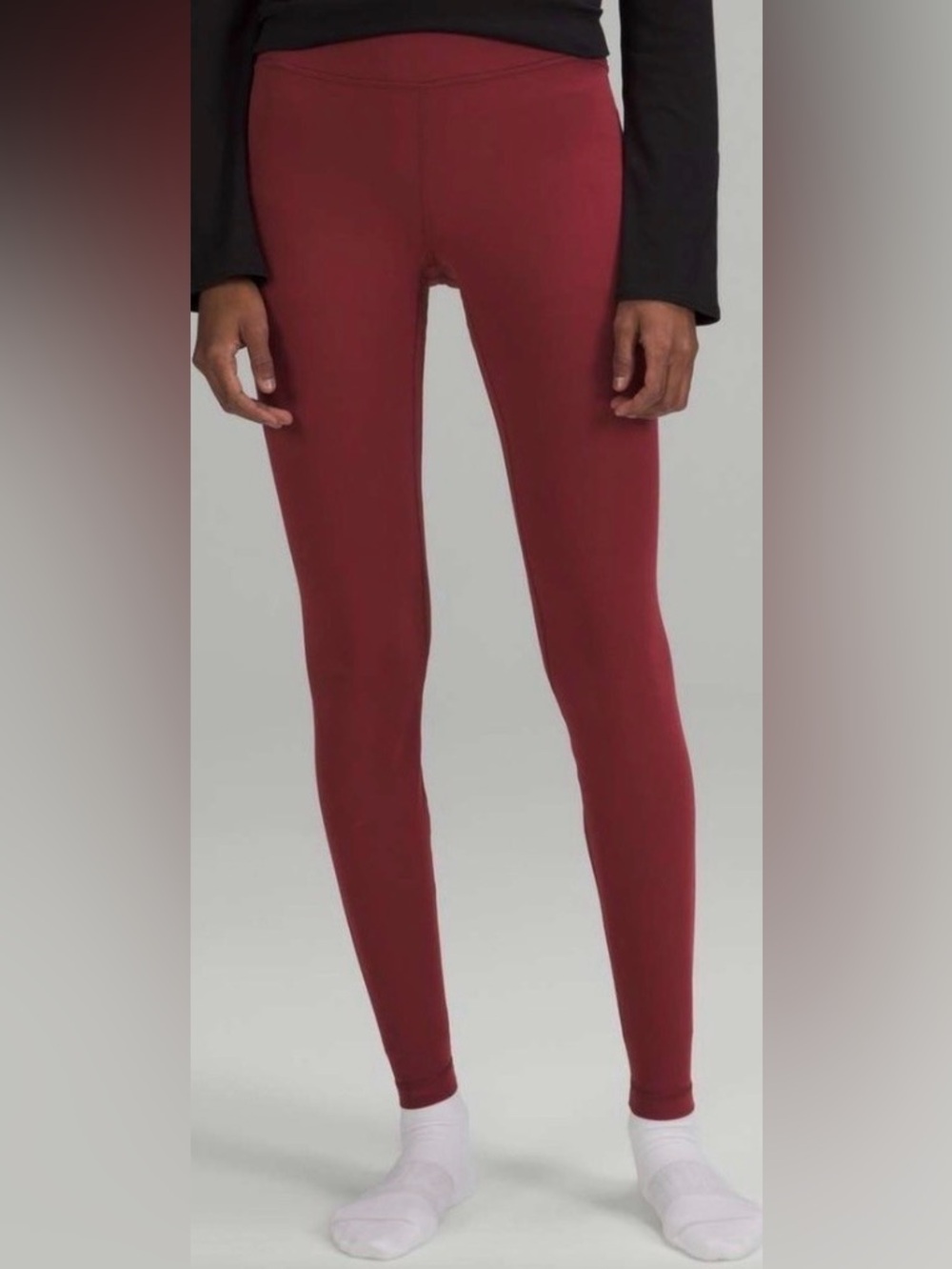 Lululemon Align Burgundy Red High Rise 28” Size 4 Like New No Tag